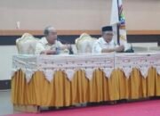 Wali Kota Gorontalo Adhan Dambea saat saat rapat koordinasi bersama pengurus LPM dari sejumlah kelurahan dan kecamatan di Bandhayo Lo Yiladia (BLY), Rabu (3/6/2026). (Foto: Humas Pemkot Gorontalo)