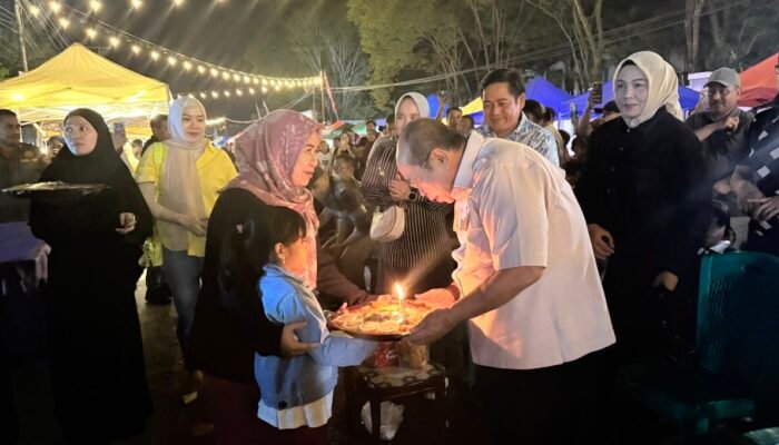 Pembukaan Street Food Jilid II Diwarnai Kejutan Ulang Tahun untuk Adhan Dambea