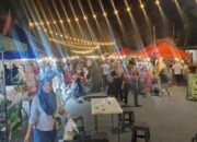 Kondisi Street Food Jilid II yang berlangsung di sepanjang kawasan Rumah Adat Dulohupa hingga SMP Negeri 7 Kota Gorontalo. (Foto: Humas)