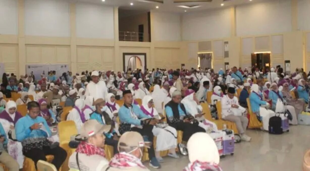 264 Jamaah Haji Kota Gorontalo Kloter 28 Tiba dengan Selamat. (Fot0: Humas)
