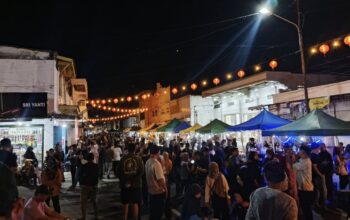 Kondisi Street Food Kota Tua Jilid III yang jadi Jadi Pusat Perputaran Uang Baru. (F0to: Humas)