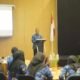 Sekretaris Daerah Kota Gorontalo, Ismail Madjid saat membuka pelaksanaan Bimbingan Teknis (Bimtek) Kelompok Kerja Operasional (Pokjanal) Posyandu tingkat Kota Gorontalo di Grand Q Hotel, Kamis (25/6/2026). (Foto: Humas)