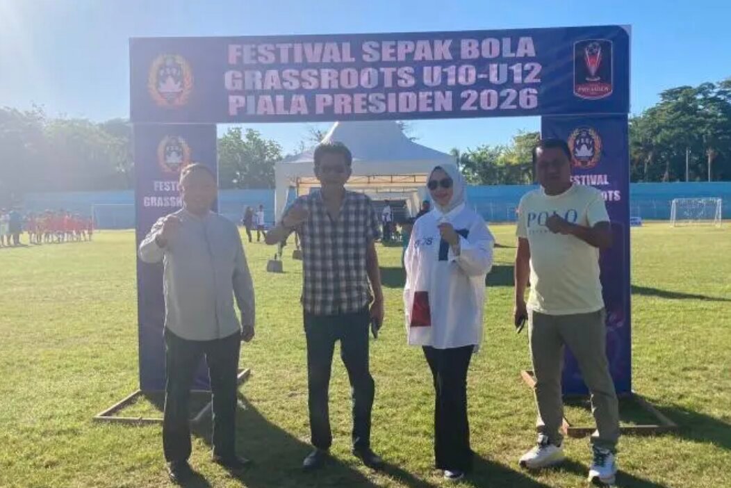 Pemukaan Turnamen Sepak Bola Festival Grassroots U-10 dan U-12 Piala Presiden 2026 yang resmi bergulir pada Jumat (26/6/2026). (Foto: Humas)