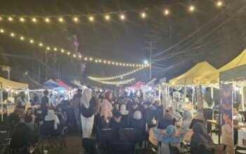 Kondisi Street Food Jilid II di awasan Jalan Raden Saleh, Kota Gorontalo. (Foto: Humas)