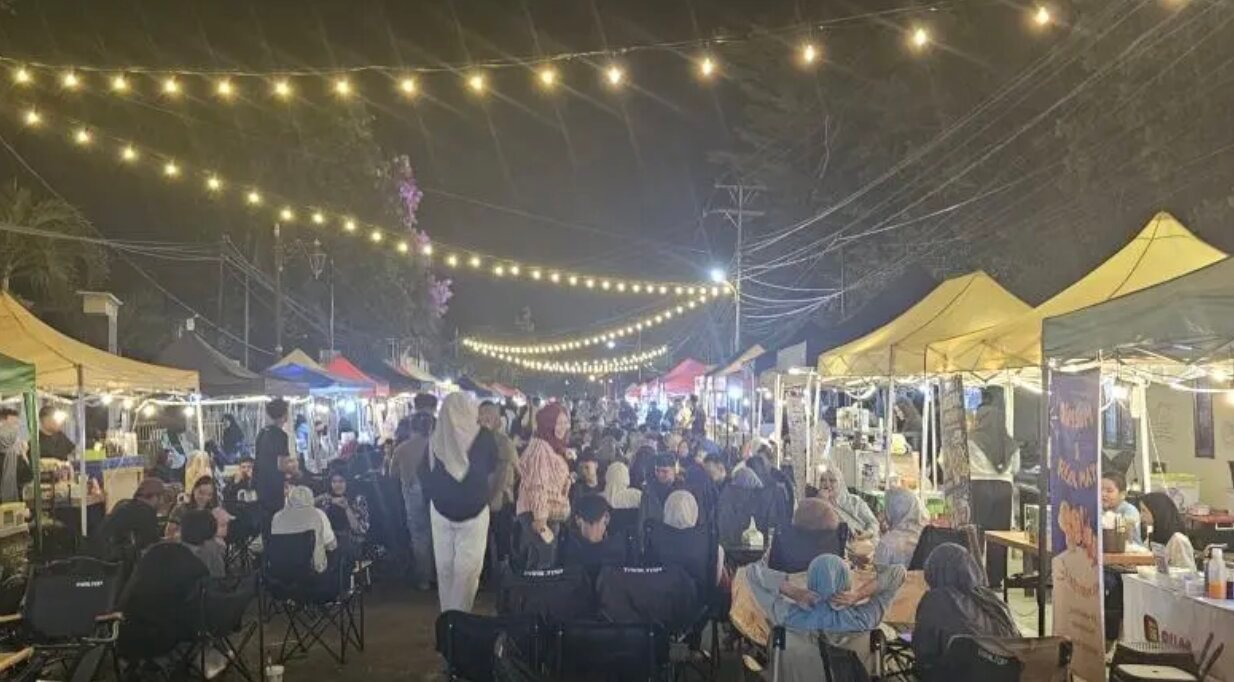 Kondisi Street Food Jilid II di awasan Jalan Raden Saleh, Kota Gorontalo. (Foto: Humas)