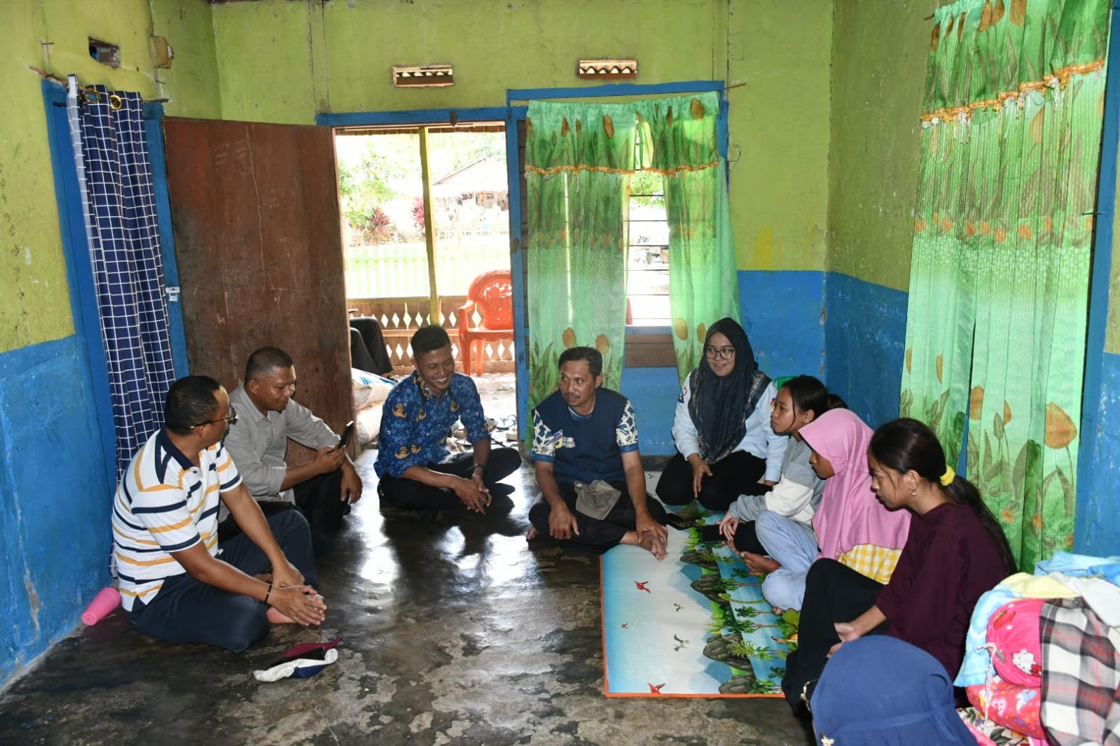 Wakil Bupati Boalemo Lahmuddin Hambali memimpin pendataan calon peserta didik Sekolah Rakyat Terpadu 71 di Kecamatan Tilamuta/Hibata.id