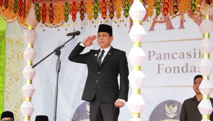 Weny Gaib Tegaskan Semangat Pancasila dalam Upacara Gabungan di Kotamobagu