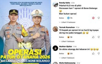 Kasat Lantas Bone Bolango Jawab Hujatan Netizen Tentang Razia Lalu Lintas