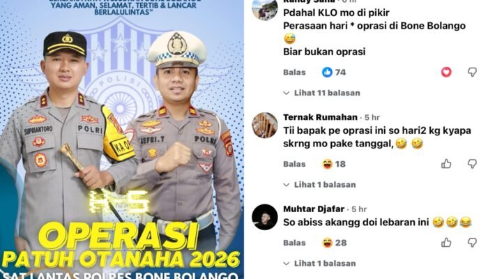 Kasat Lantas Bone Bolango Jawab Hujatan Netizen Tentang Razia Lalu Lintas