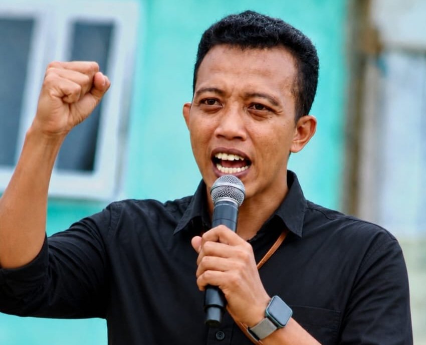 Koordinator Aliansi Pemuda dan Masyarakat Peduli Keadilan Gorontalo (APMPK-G), Rahwandi Botutihe. (Foto: Istw)