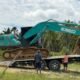 Polres Pohuwato menyita excavator Kobelco dan sejumlah peralatan tambang saat menindak aktivitas PETI di Teratai, Kecamatan Marisa. Polisi memburu operator, pemilik alat, dan pihak yang diduga menjadi pemodal/Hibata.id