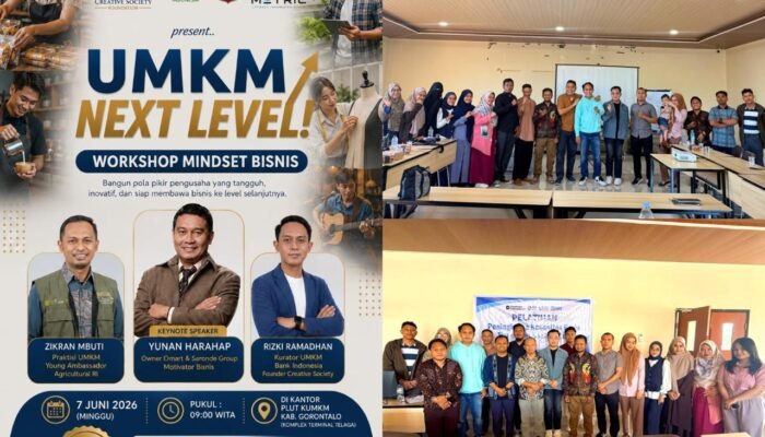 Creative Society Gelar Workshop UMKM Next Level di Gorontalo, Ini Tujuannya!