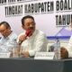 Bupati Boalemo, Rum Pagau saat membuat kegiatan peningkatan kapasitas kader Posyandu dalam implementasi enam Standar Pelayanan Minimal (SPM) tingkat kabupaten. Kegiatan tersebut berlangsung di Cabanaa Resort and Resto, Minggu, 7 Juni 2026, (Foto: Humas)