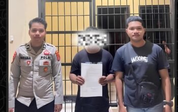 Pria tersebut diamankan ketika berada di lokasi hiburan malam dan kini menjalani proses hukum di Polres Buton Tengah. (Foto: Humas Polres Buton Tengah)/Hibata.id