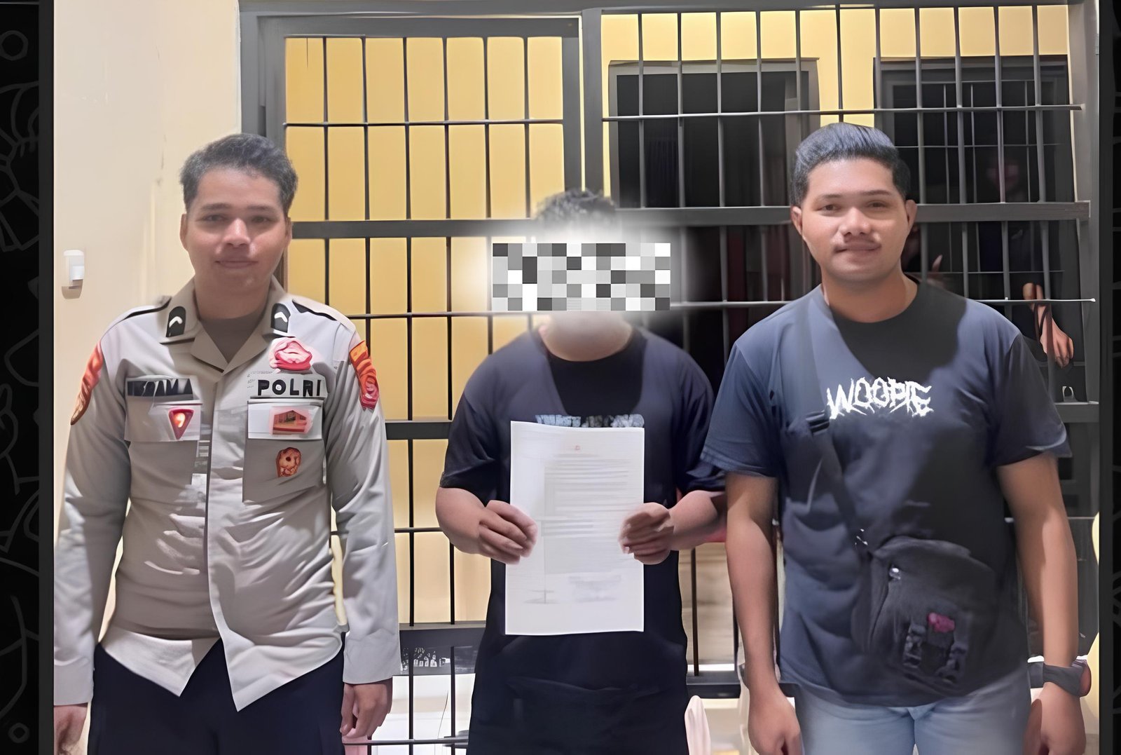 Pria tersebut diamankan ketika berada di lokasi hiburan malam dan kini menjalani proses hukum di Polres Buton Tengah. (Foto: Humas Polres Buton Tengah)/Hibata.id