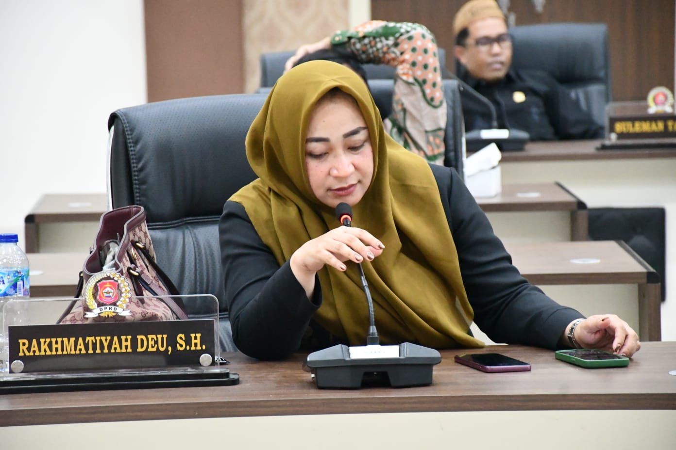 Ketua Komisi I DPRD Kabupaten Bone Bolango, Rakhmatiya Deu/Hibata.id