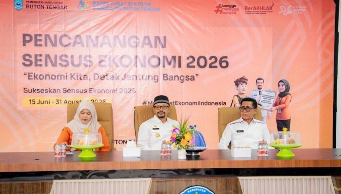Bupati Buton Tengah Canangkan Sensus Ekonomi 2026, Tekankan Pentingnya Data Akurat bagi Pembangunan