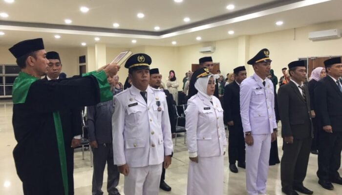 Daftar Lengkap 17 Pejabat yang Dilantik Ismet Mile, Ada Camat hingga Kabid