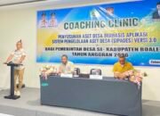 Wakil Bupati Boalemo, Lahmudin Hambali saat membuka kegiatan Coaching Clinic penyusunan dan pengelolaan aset desa berbasis aplikasi Sistem Pengelolaan Aset Desa (SIPADES) versi 3.0. (Foto: Humas)
