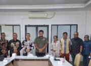 Kunjungan Bupati Bolaang Mongondow Utara (Bolmut), Sirajudin Lasena, bersama rombongan di Kementerian Perumahan dan Kawasan Permukiman (PKP), Kamis (11/6/2026). (Foto: Humas)