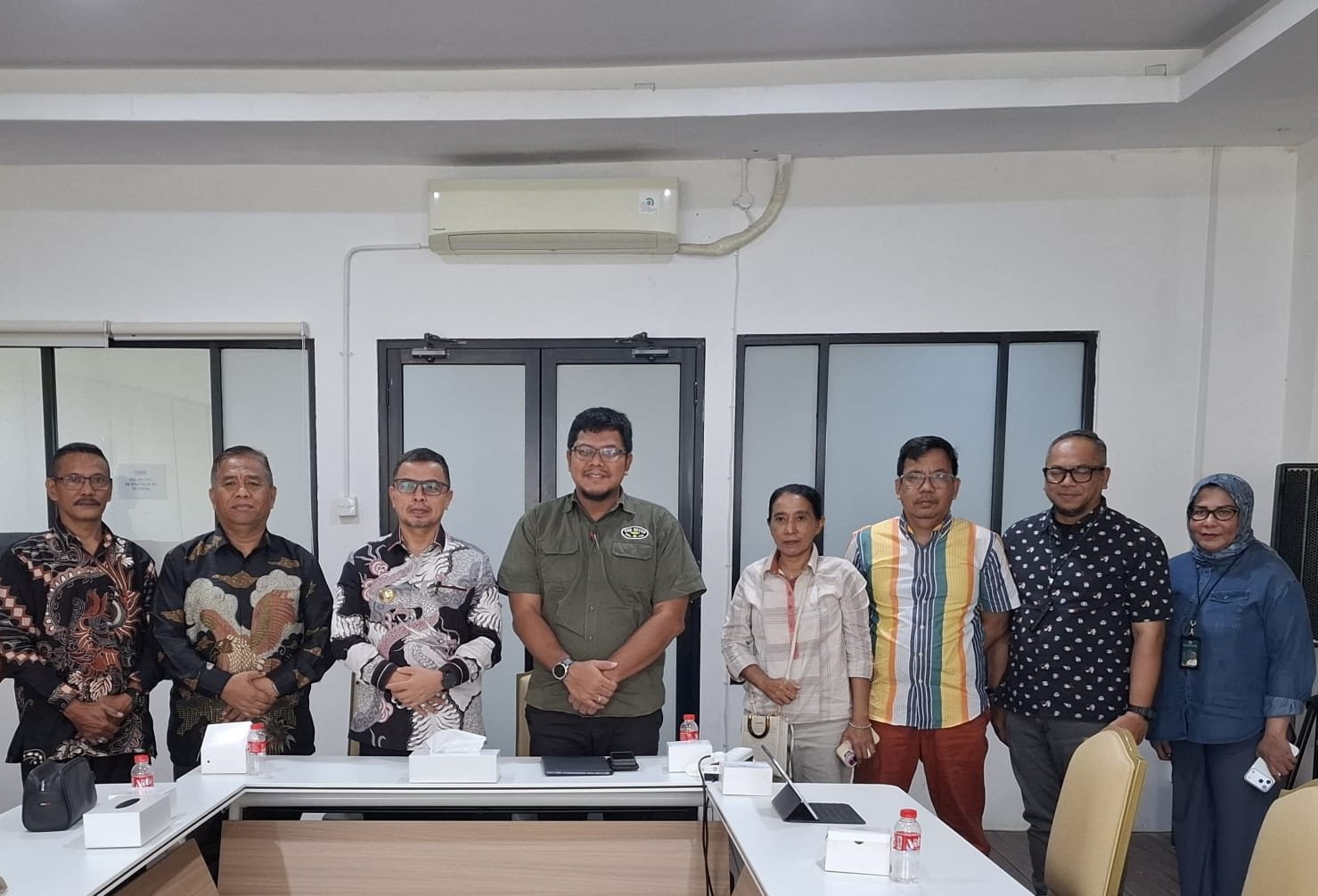 Kunjungan Bupati Bolaang Mongondow Utara (Bolmut), Sirajudin Lasena, bersama rombongan di Kementerian Perumahan dan Kawasan Permukiman (PKP), Kamis (11/6/2026). (Foto: Humas)