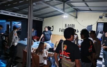 Tim Unit Reaksi Cepat (URC) Polres Pohuwato saat menyisir sejumlah titik yang dinilai rawan gangguan keamanan dan ketertiban masyarakat (kamtibmas) di wilayah Kabupaten Pohuwato. (Foto: Polisi)