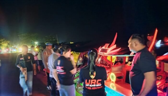 Mengganggu, Polisi Pohuwato Hentikan Hiburan Malam yang Lewati Batas Waktu