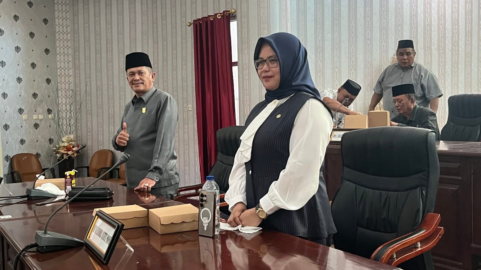 Dewi Zandra Astuti Mondo sebagai calon pimpinan DPRD untuk sisa masa jabatan 2024-2029/Hibata.id