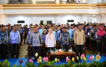 Ratusan petani dan nelayan dari berbagai daerah di Indonesia mengikuti Rembug Utama KTNA 2026 di Gorontalo untuk merumuskan rekomendasi penguatan sektor pertanian, perikanan, dan ketahanan pangan nasional/Hibata.id