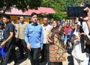 Wapres Gibran Rakabuming Raka meninjau SDN 07 Bulango Utara di Bone Bolango yang pernah terbakar pada 2022. Kunjungan dilakukan untuk memastikan pemulihan fasilitas pendidikan berjalan optimal/Hibata.id