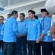 Wakil Presiden Republik Indonesia Gibran Rakabuming Raka tampil mengenakan kemeja Karawo khas Gorontalo Saat Pembukaan PENAS XVII/Hibata.id