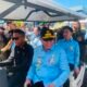 Wapres Gibran Rakabuming Raka bersama Gubernur Gorontalo Gusnar Ismail meninjau Pagelaran Teknologi PENAS XVII. Berbagai inovasi pertanian, perikanan, dan teknologi pangan ditampilkan untuk mendukung ketahanan pangan nasional/Hibata.id