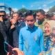 Wakil Presiden Republik Indonesia Gibran Rakabuming Raka tampil mengenakan kemeja Karawo khas Gorontalo Saat Pembukaan PENAS XVII/Hibata.id