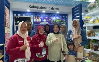 TP PKK Boalemo Promosikan Produk Unggulan Daerah di Penas XVII Gorontalo