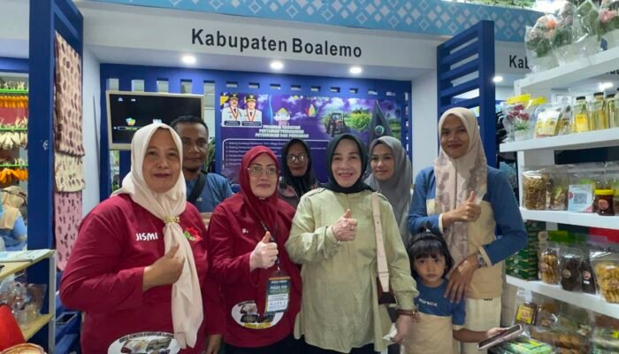 TP PKK Boalemo Promosikan Produk Unggulan Daerah di Penas XVII Gorontalo