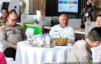 Wakil Bupati Gorontalo, Tonny S. Junus, menghadiri puncak Bakti Kesehatan Polri dalam rangka Hari Bhayangkara ke-80 Tahun 2026/Hibata.id