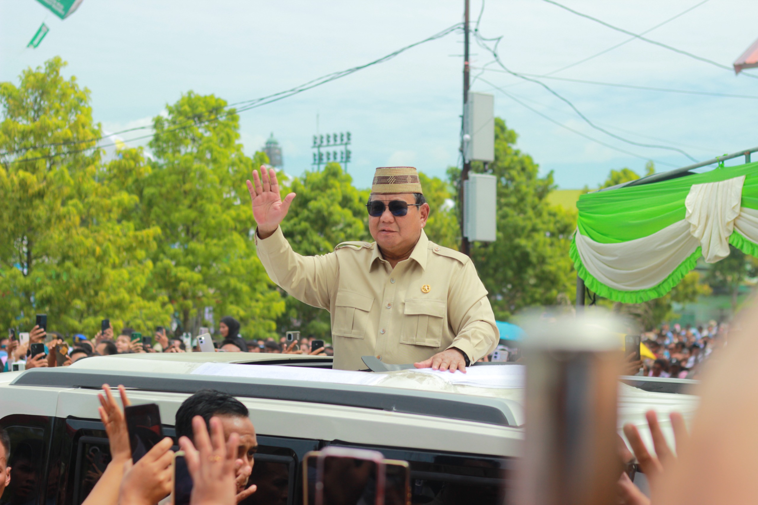 Presiden RI Prabowo Subianto menghadiri puncak Pekan Nasional (PENAS) Petani dan Nelayan XVII/Hibata.id