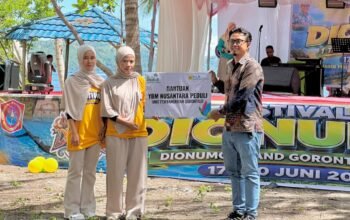 Dukung Pelaku Usaha, PLN Nusantara Power Serahkan Booth UMKM di Gorontalo Utara