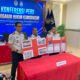 Kantor Imigrasi Kelas I TPI Gorontalo bersama jajaran saat menyampaikan keterangan pers terkait penindakan terhadap dua warga negara China yang diduga menyalahgunakan izin tinggal di Gorontalo, Jumat (26/6/2026)/Hibata.id