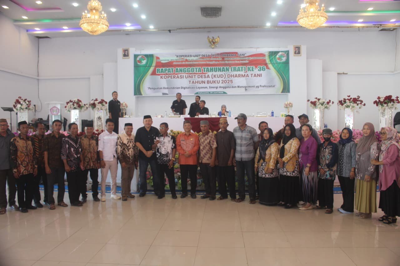 Pengurus dan Badan Pengawas KUD Dharma Tani mulai menjalankan pembenahan selama 120 hari usai RAT Tahun Buku 2025/Hibata.id