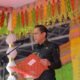 Wali Kota Kotamobagu, Weny Gaib, memimpin Upacara Peringatan Hari Keluarga Nasional (Harganas) ke-33 Tahun 2026 yang dirangkaikan dengan pencanangan Gerakan Orang Tua Asuh Cegah Stunting (Genting) di Alun-alun Boki Hontinimbang, Senin, 29 Juni 2026. (Foto: Humas)