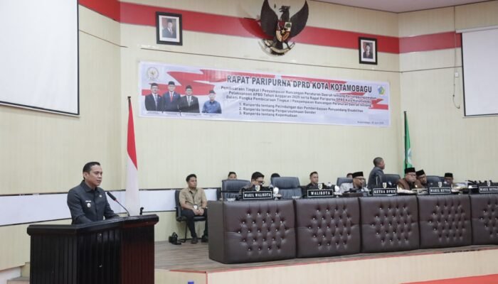 Weny Gaib Sampaikan Ranperda APBD 2025, Kotamobagu Raih WTP ke-13