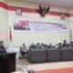 Wali Kota Kotamobagu, Weny Gaib, menyampaikan Rancangan Peraturan Daerah (Ranperda) tentang Pertanggungjawaban Pelaksanaan APBD Kota Kotamobagu Tahun Anggaran 2025 dalam Rapat Paripurna DPRD Kota Kotamobagu, Senin, 29 Juni 2026. (Foto: Humas)