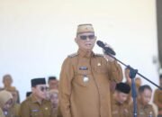 Bupati Bone Bolango Ismet Mile meminta ASN meningkatkan disiplin, loyalitas, dan profesionalisme guna memperkuat kualitas pelayanan publik/Hibata.id