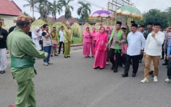 Prosesi Mopotilolo Warnai Penyambutan Kapolres Baru Boalemo AKBP Firman Taufik