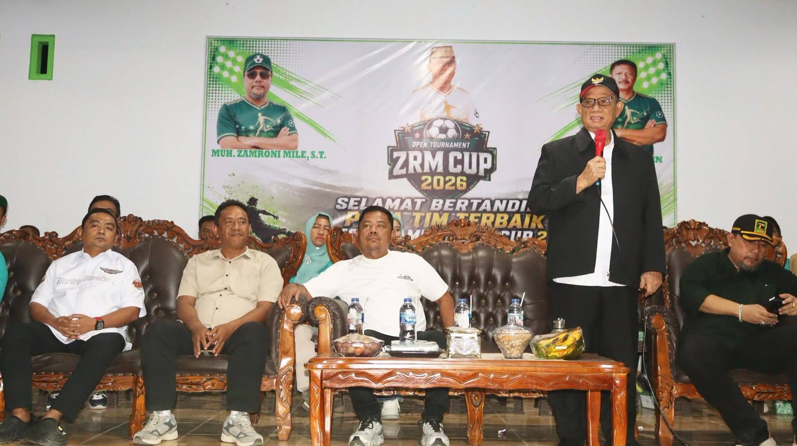 Turnamen ZRM Cup di Bone Bolango resmi dibuka Bupati Ismet Mile. PSSI Bone Bolango menilai kompetisi ini mendorong pertumbuhan UMKM dan ekonomi masyarakat/Hibata.id