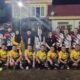 Tatong Bara menghadiri laga persahabatan PSI Bolmut melawan Alkhairaat di Bintauna. Pertandingan berlangsung penuh sportivitas dengan pesan mempererat silaturahmi/Hibata.id