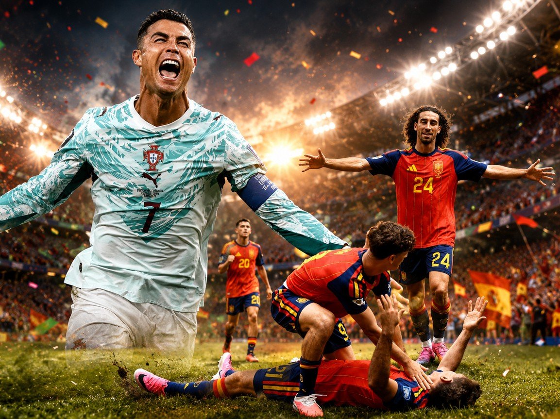 Portugal vs Spanyol/Hibata.id