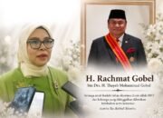 Kolase foto Anggota DPRD Provinsi Gorontalo Femmy Kristina Udoki bersama mendiang Anggota DPR RI Rachmat Gobel. Femmy mengenang almarhum sebagai sosok yang memiliki dedikasi besar dalam memperjuangkan pembangunan Gorontalo/Hibata.id