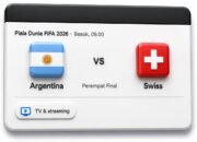 Argentina vs Swiss Piala Dunia 2026/Hibata.id